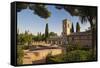 Generalife Gardens in Alhambra, Granada, Spain-Julianne Eggers-Framed Stretched Canvas