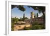 Generalife Gardens in Alhambra, Granada, Spain-Julianne Eggers-Framed Photographic Print