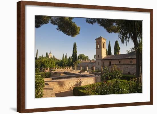 Generalife Gardens in Alhambra, Granada, Spain-Julianne Eggers-Framed Photographic Print