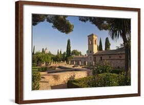 Generalife Gardens in Alhambra, Granada, Spain-Julianne Eggers-Framed Photographic Print