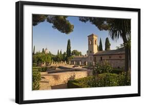 Generalife Gardens in Alhambra, Granada, Spain-Julianne Eggers-Framed Photographic Print