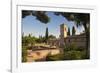 Generalife Gardens in Alhambra, Granada, Spain-Julianne Eggers-Framed Photographic Print