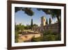 Generalife Gardens in Alhambra, Granada, Spain-Julianne Eggers-Framed Photographic Print