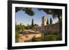 Generalife Gardens in Alhambra, Granada, Spain-Julianne Eggers-Framed Photographic Print