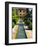 Generalife Gardens, the Alhambra, Granada, Andalucia, Spain, Europe-Steve Bavister-Framed Photographic Print