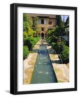 Generalife Gardens, the Alhambra, Granada, Andalucia, Spain, Europe-Steve Bavister-Framed Photographic Print