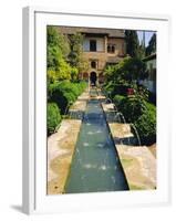 Generalife Gardens, the Alhambra, Granada, Andalucia, Spain, Europe-Steve Bavister-Framed Photographic Print