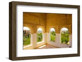 Generalife Windows Granada, Spain-neirfy-Framed Photographic Print