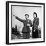Generalissimo Chiang Kai-Shek Pointing Something Out to His Wife-Carl Mydans-Framed Photographic Print