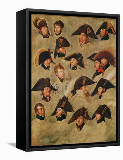 Generals of the Camp De Boulogne-Gerard van der Puyl-Framed Stretched Canvas