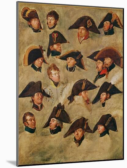 Generals of the Camp De Boulogne-Gerard van der Puyl-Mounted Giclee Print