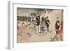 Generals of the Chinese Army Surrendering to Japanese Commanders, October 1894-Migita Toshihide-Framed Giclee Print