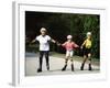 Generations of Women Rollerblading Together-Bill Bachmann-Framed Photographic Print