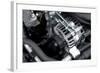 Generator And Fan Belt In A Car Engine-Gudella-Framed Art Print