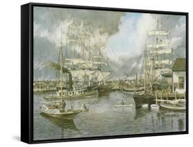 Generic Seaport-Stanton Manolakas-Framed Stretched Canvas