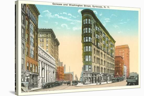 Genesee and Washington Streets, Syracuse, New York-null-Stretched Canvas