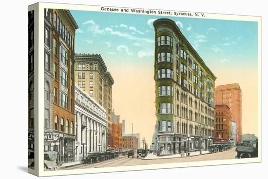 Genesee and Washington Streets, Syracuse, New York-null-Stretched Canvas