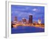 Genesee River and Rochester Skyline, New York State, United States of America, North America-Richard Cummins-Framed Photographic Print