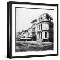 Genesee Street, Utica, New York, USA, Early 20th Century-null-Framed Giclee Print