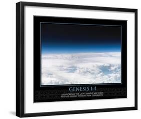 Genesis 1:4-null-Framed Art Print