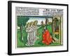 Genesis 18:2: Abraham and the three angels-Unknown-Framed Giclee Print