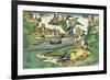 Genesis 28:10 Jacob's Ladder-null-Framed Giclee Print