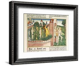 Genesis 3:1-24 the Temptation and the Expulsion from Paradise-null-Framed Giclee Print