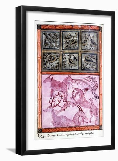 Genesis: Creation of the Animals-null-Framed Giclee Print