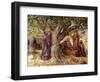 Genesis: Sarai overhearing the angels - Bible-William Brassey Hole-Framed Giclee Print
