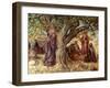 Genesis: Sarai overhearing the angels - Bible-William Brassey Hole-Framed Giclee Print