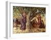 Genesis: Sarai overhearing the angels - Bible-William Brassey Hole-Framed Giclee Print