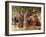 Genesis: Sarai overhearing the angels - Bible-William Brassey Hole-Framed Premium Giclee Print