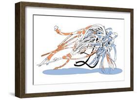 Genesis Worm-HR-FM-Framed Art Print