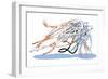 Genesis Worm-HR-FM-Framed Art Print