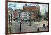 Genesse, Chippewa and Washington Streets, Buffalo, New York, USA, C1910-null-Framed Giclee Print