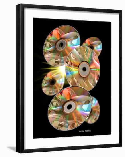 Genetic Information Storage-Victor Habbick-Framed Photographic Print