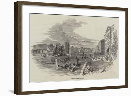 Geneva, from the Bergue-null-Framed Giclee Print