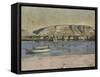 Geneva Harbour and the Saleve, 1878-Ferdinand Hodler-Framed Stretched Canvas