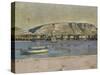 Geneva Harbour and the Saleve, 1878-Ferdinand Hodler-Stretched Canvas