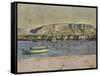 Geneva Harbour and the Saleve, 1878-Ferdinand Hodler-Framed Stretched Canvas