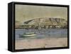 Geneva Harbour and the Saleve, 1878-Ferdinand Hodler-Framed Stretched Canvas