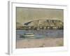 Geneva Harbour and the Saleve, 1878-Ferdinand Hodler-Framed Giclee Print