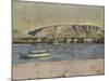 Geneva Harbour and the Saleve, 1878-Ferdinand Hodler-Mounted Giclee Print