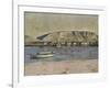 Geneva Harbour and the Saleve, 1878-Ferdinand Hodler-Framed Giclee Print