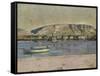 Geneva Harbour and the Saleve, 1878-Ferdinand Hodler-Framed Stretched Canvas