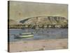 Geneva Harbour and the Saleve, 1878-Ferdinand Hodler-Stretched Canvas