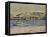 Geneva Harbour and the Saleve, 1878-Edgar Degas-Framed Stretched Canvas