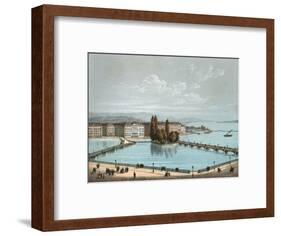 Geneva, Ile Rousseau 4, 60-null-Framed Art Print