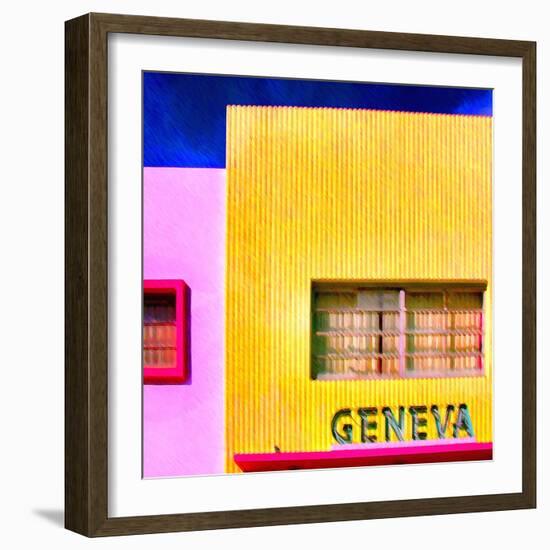 Geneva, Miami-Tosh-Framed Art Print