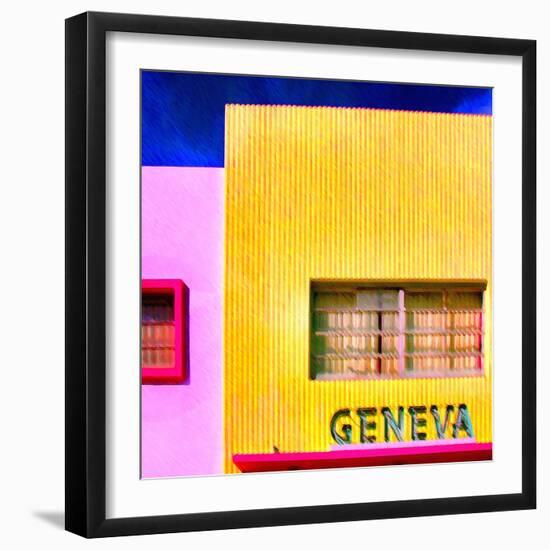 Geneva, Miami-Tosh-Framed Art Print